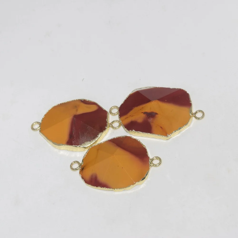 Желтый драгоценный камень Нерегулярные Ожерелье Разъем для ювелирные изделия