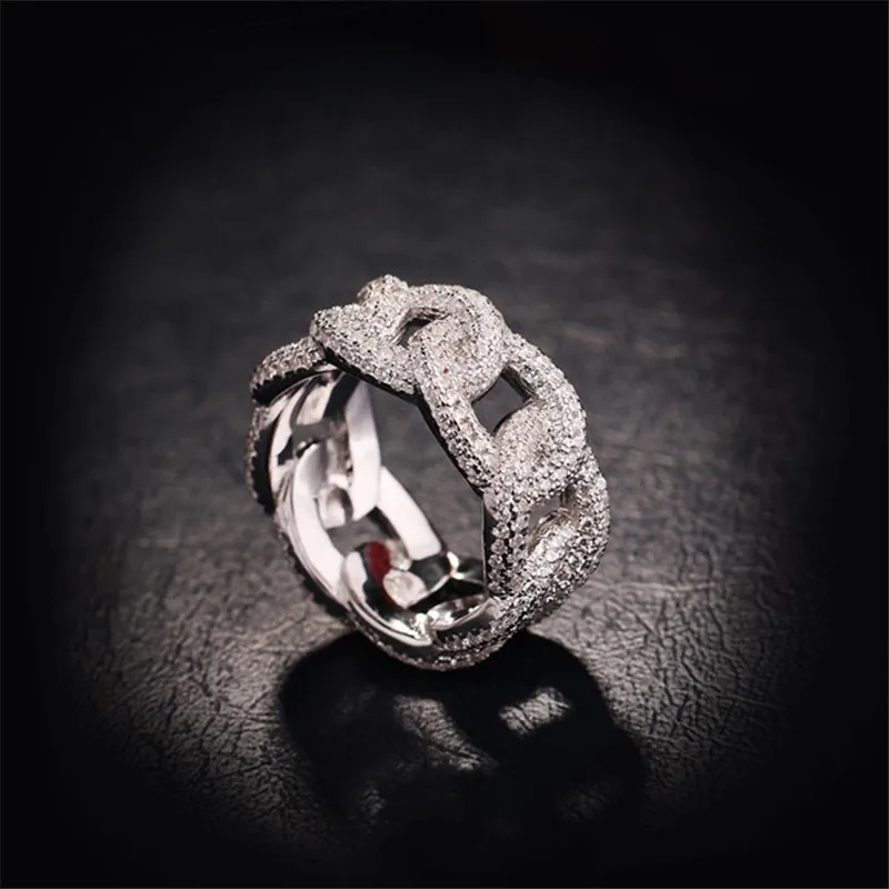 Silver Choucong, Брендовое кольцо с крестом, 925 пробы, серебряное, проложенное, 384 шт., cz, массивные, вечерние, обручальные кольца для мужчин и женщин, ювелирные изделия - Цвет основного камня: Silver