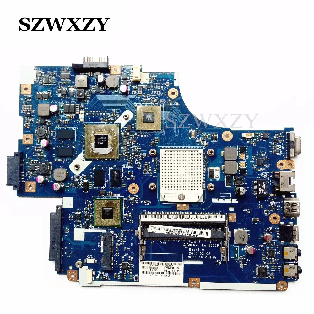 Для acer 5551 5551G 5552 5552G материнская плата ноутбука NEW75 LA-5911P MBWVF02001 HD6650M/1 ГБ протестированы