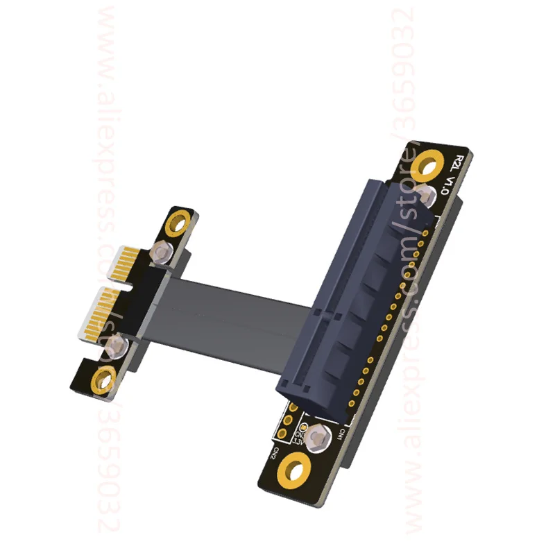 Кабель PCIe 3 0x1 штекер на гнездо x4 защита от электромагнитных помех 8G/bps PCI E III 1x 4x
