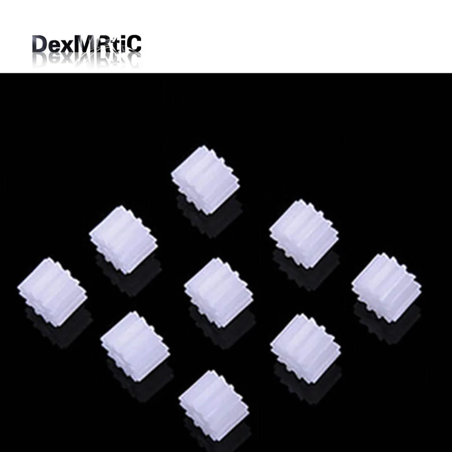 

20pcs plastic toy gears Spindle gear 0.5 modulus 12 tooth
