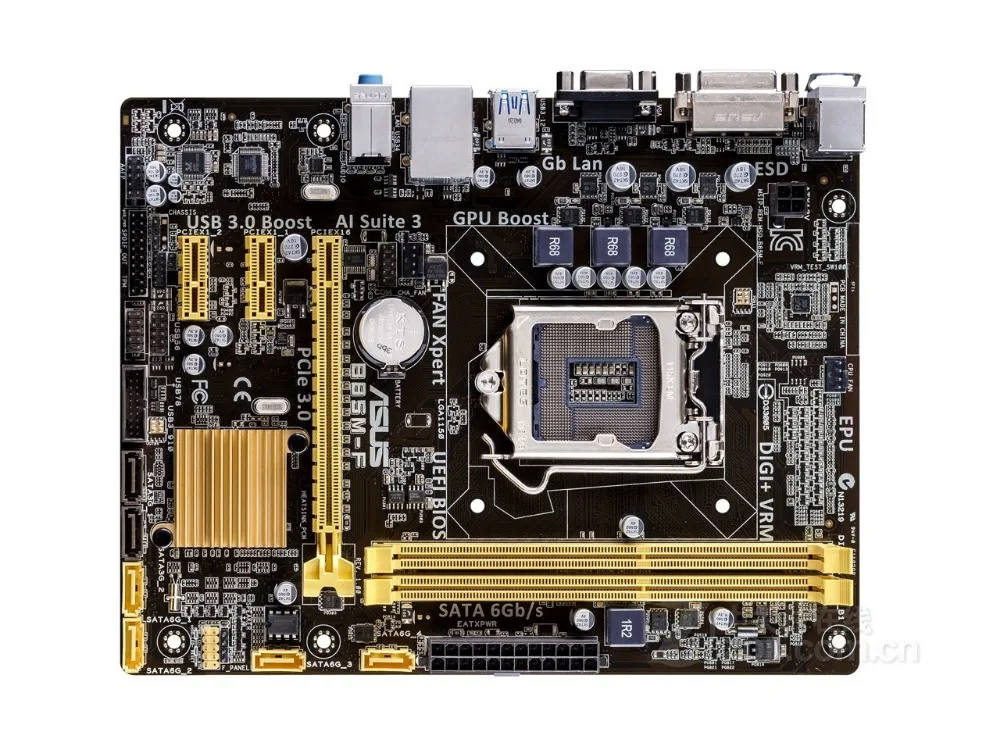 Для ASUS B85M-F LGA1150 B85 оригинальный рабочего Материнская плата 1150 DDR3 USB3.0 SATA3 |