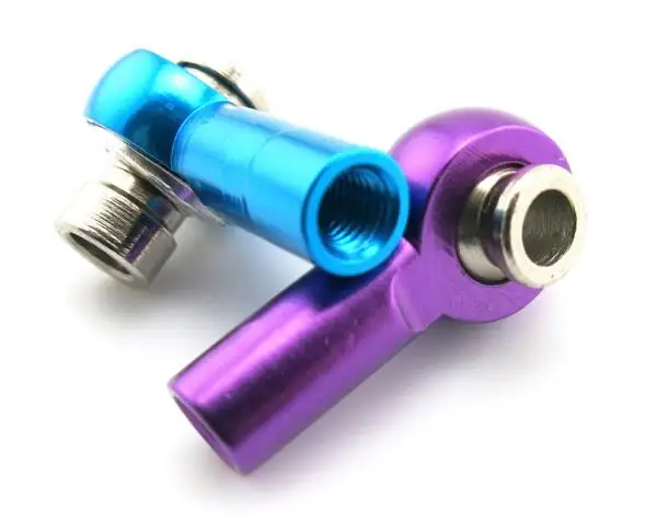 

4pcs M3 Aluminum Link Rod End Ball Joint for 1/10 RC Car parts Truck Buggy Crawler HSP