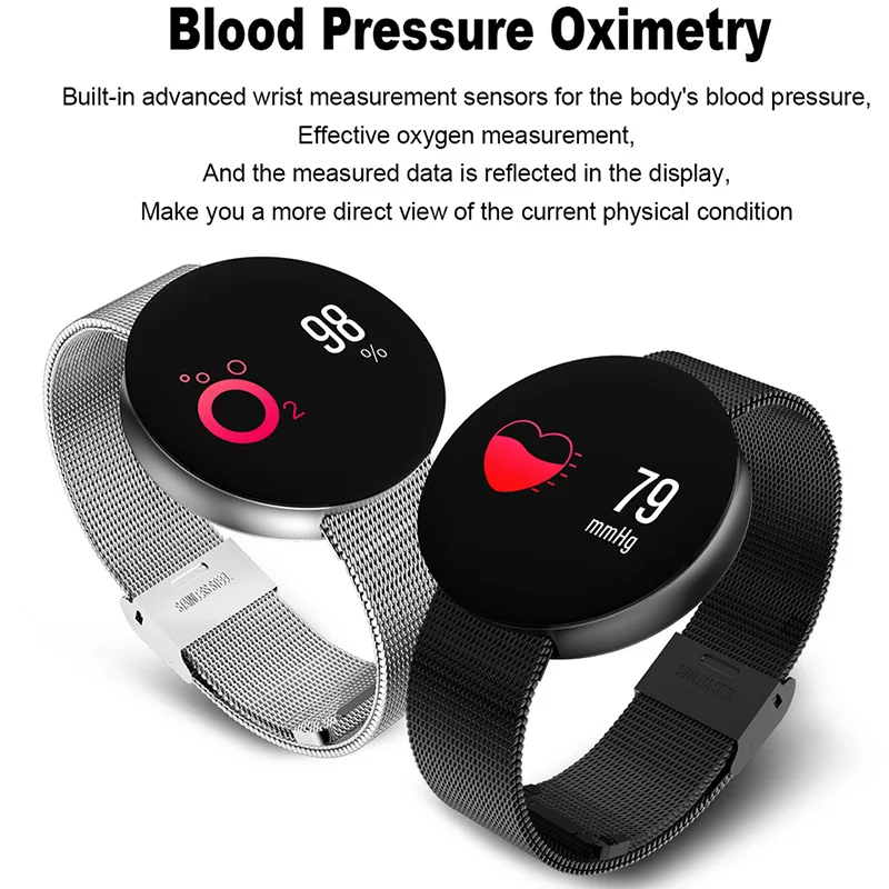TimeOwner CF008 Smart Band Цвет Экран Фитнес браслет сердечного ритма крови Давление вызова