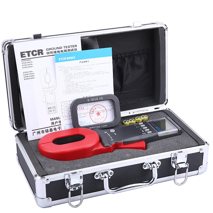 ETCR2000A + тестер сопротивления заземления ETCR2000 резистор зажима ETCR2000C