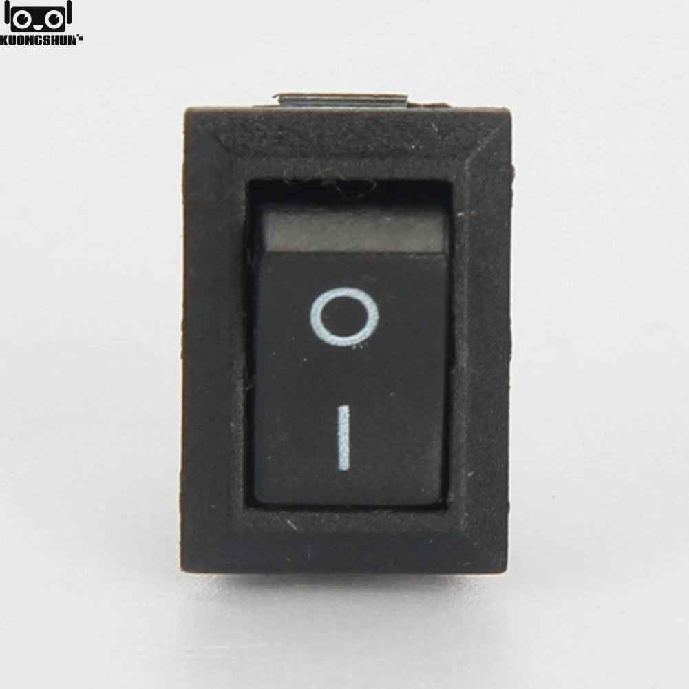 10 шт./компл. KCD11 AC 250V 3A 2 контактный ВКЛ./ВЫКЛ. Вход/выход SPST защелкивающийся мини