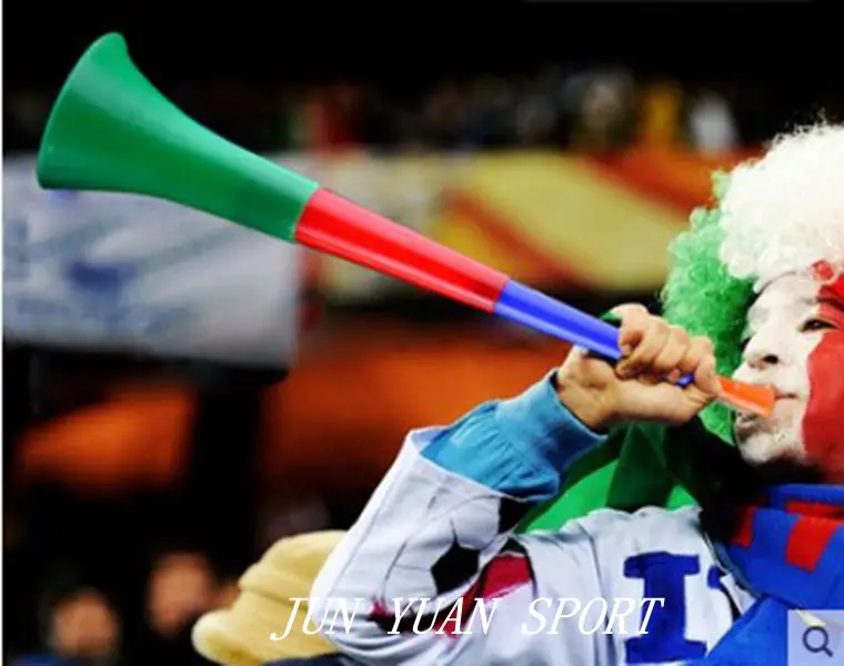 Высокое качество! 2 шт./лот 60 см мир Long VUVUZELA Футбол фанат ачание рога футбольная