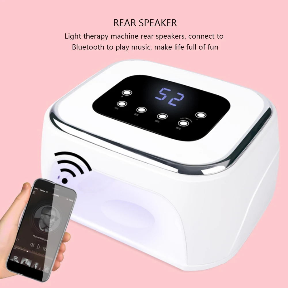 УФ-светодиодный маникюрный аппарат для сушки ногтей 99 Вт с умным таймером 42