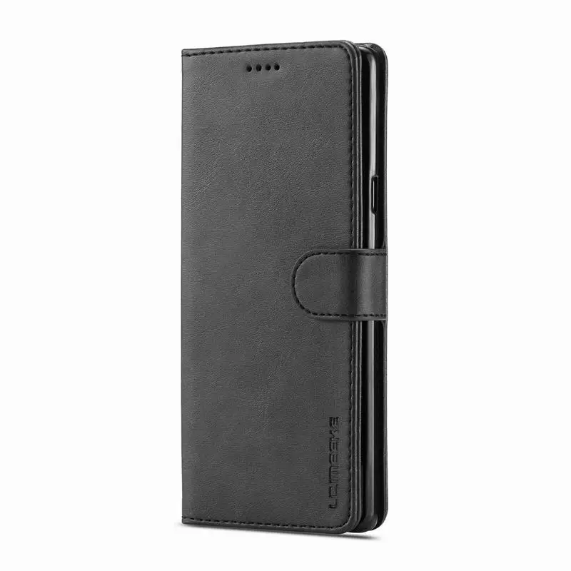 Чехол s для samsung Galaxy Note 9, 8, чехол, роскошный магнит, флип, кожаный кошелек, сумка для телефона, для samsung On Noet 9, Note8, Note9, Coque - Цвет: Black