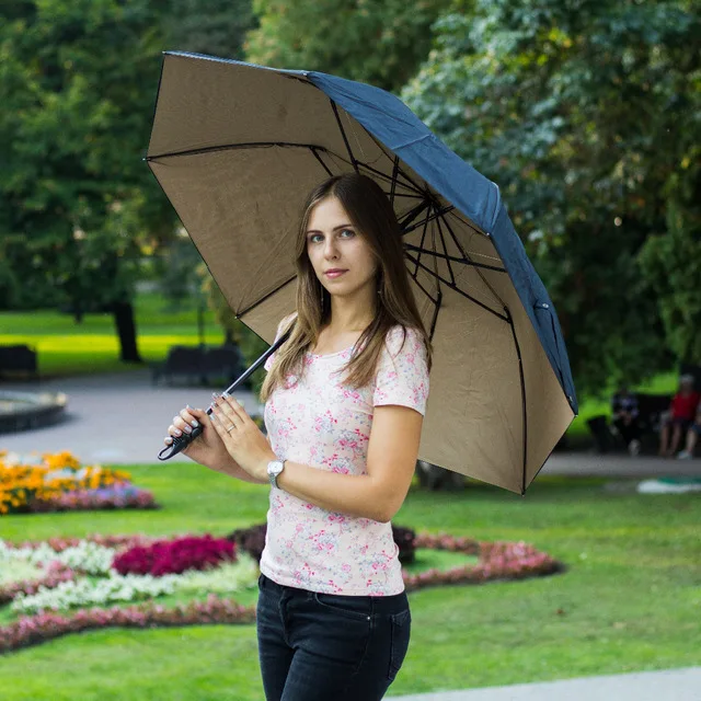 Зонтик двухслойный с шестигранным углами 113 см 75 т|two umbrella|hook umbrellaumbrella umbrella |