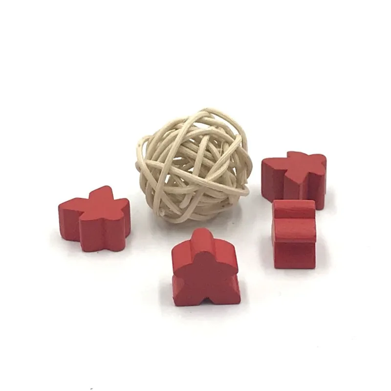 Деревянные пешки/шахматы 30 шт./лот стандартный размер 16 мм Meeple для Каркассона