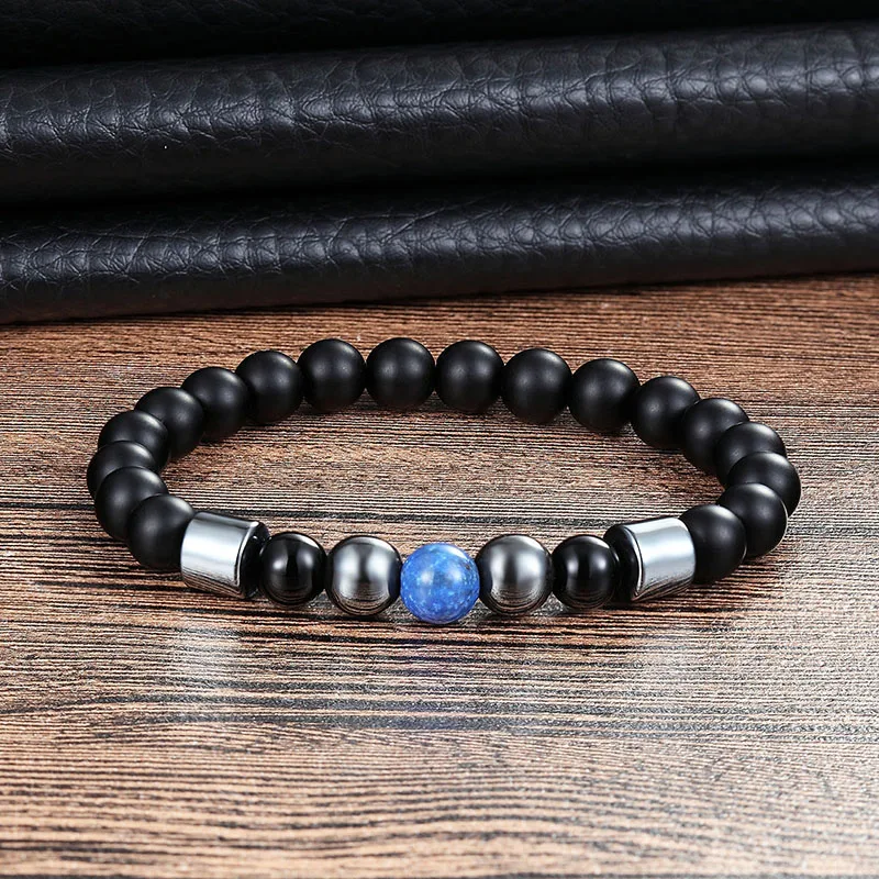 

LIVVY 2018 Natural natural pearl bracelet Jewelry Pierre rope tighten with wristband men on women's bracelet ornaments AS360