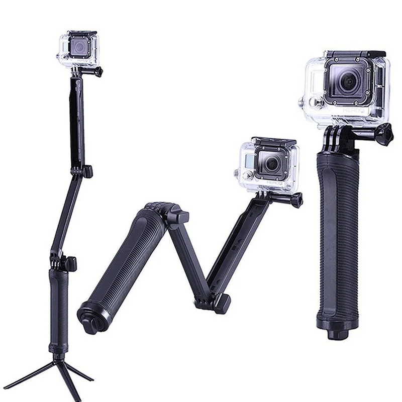 Водонепроницаемый 3 сторонний монопод Cadiso для Gopro Hero 5 6 4 SJ4000 Xiaomi Yi 4K камера Go Pro