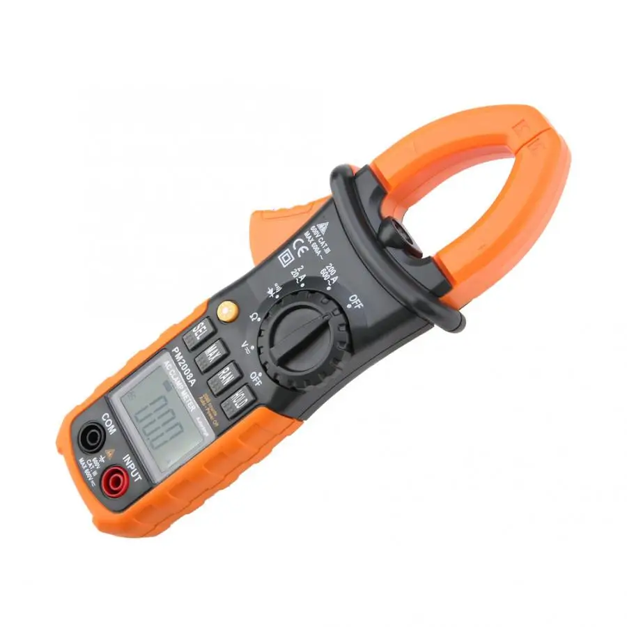 Цифровой мультиметр зажим PEAKMETER PM2008A с автоматическим выбором