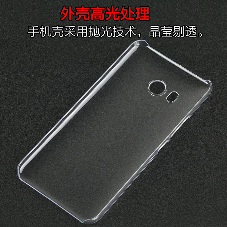 Transparent Crystal Clear Slim Hard PC Case For HTC U 11 / U11 Ocean | Мобильные телефоны и аксессуары