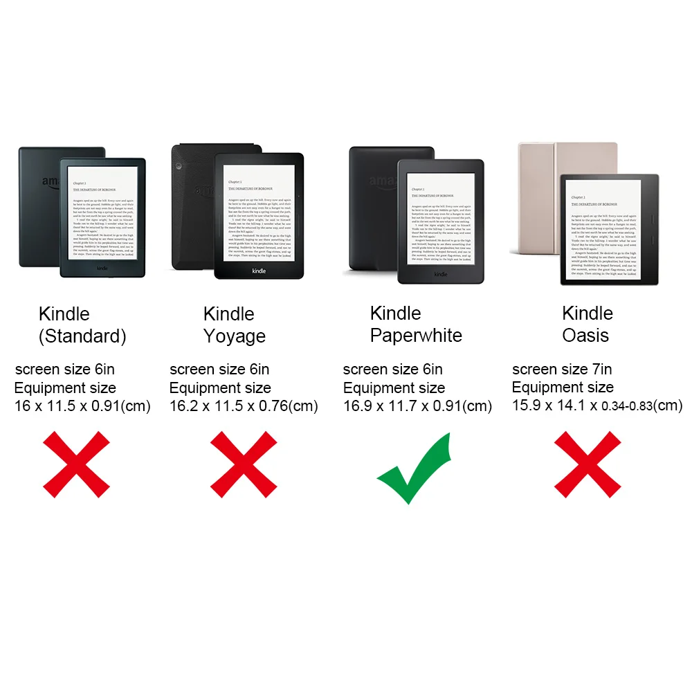 Серебристая ссылка Kindle Paperwhite 1/2/3 складной чехол из искусственной кожи для Amazon