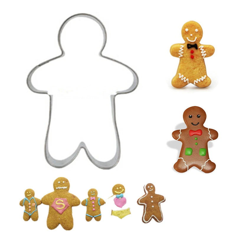 1 шт./лот форма для печенья с имбирем из нержавеющей стали милые Мультяшные