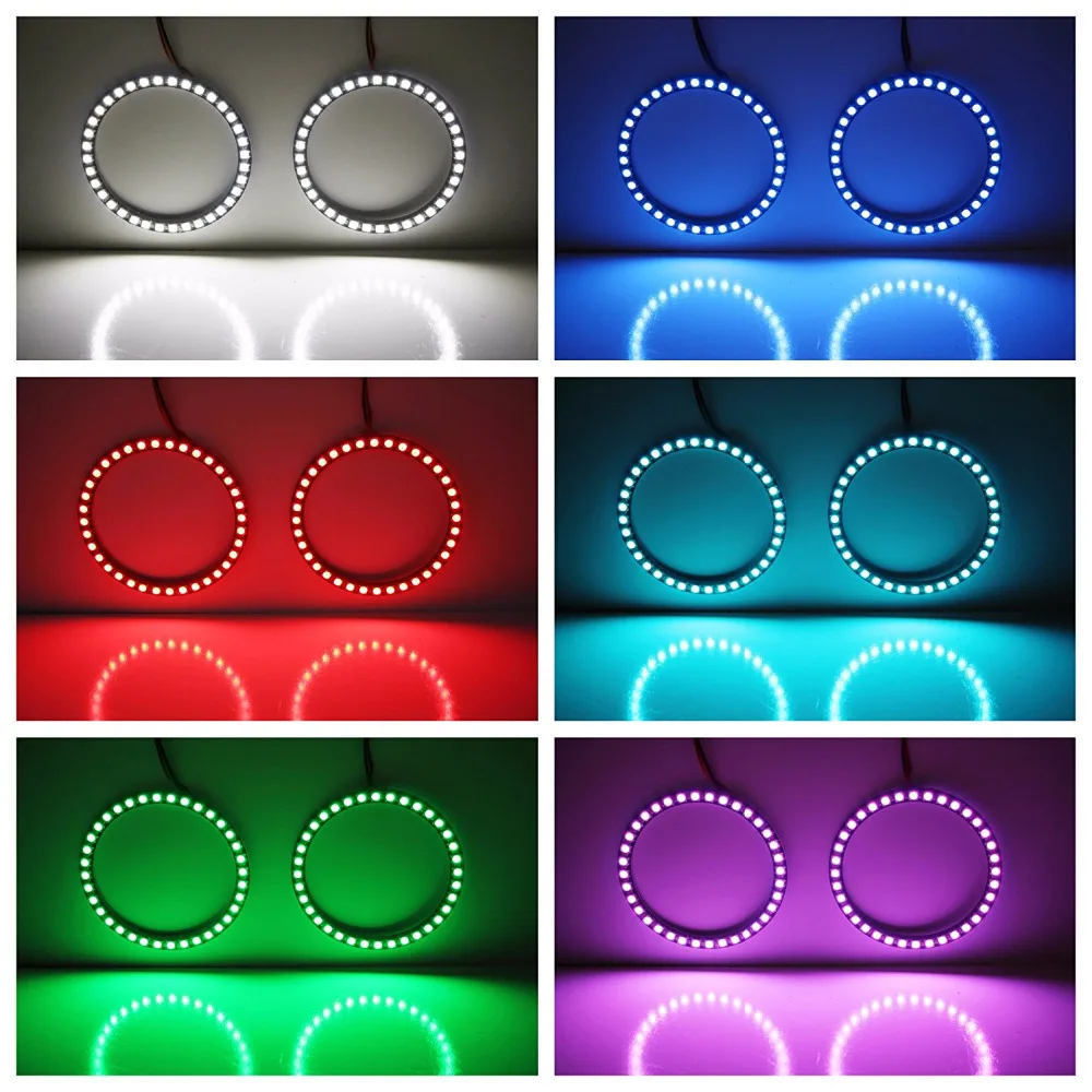 WS2812B кольцо SK6812 RGBW RGB WWA модуля 5050 Integrated драйверы для Arduino Raspberry Pi 5 В 1 8 12 16 24 32 48 60 93 241