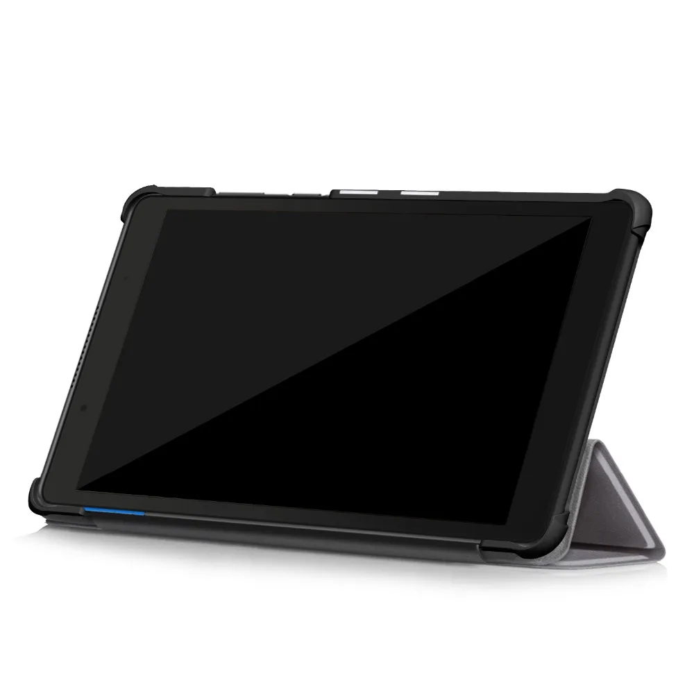 For Lenovo Tab E8 TB-8304F Case Tri-Fold Flip Stand Magnetic Cover 8 inch KST Grain Casing Shell for lenovoE8 | Компьютеры и офис