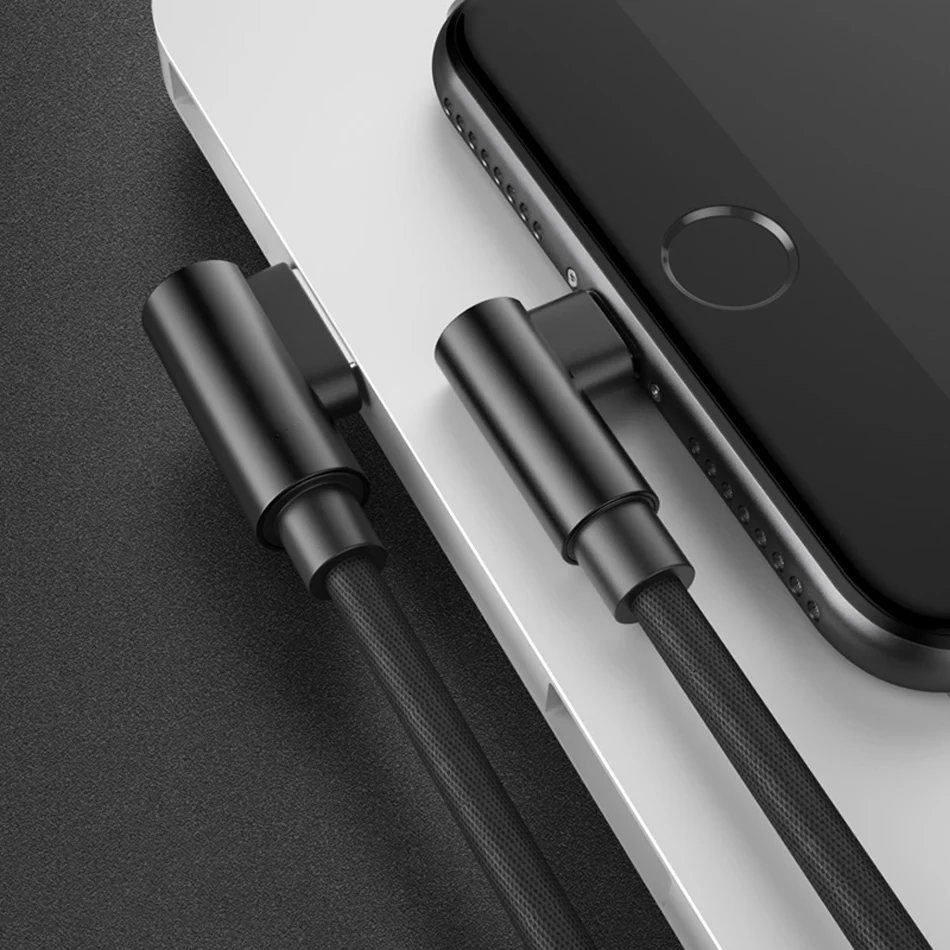 90 градусов 2.4A Micro Usb кабель Быстрая зарядка для samsung Galaxy huawei Xiaomi кабели для мобильных телефонов USB Micro 2,0 кабель Android