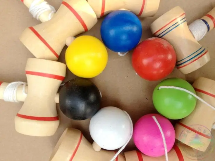 Fedex IE IP 200 шт./лот мини Kendama строки Профессиональный японии игрушка японский