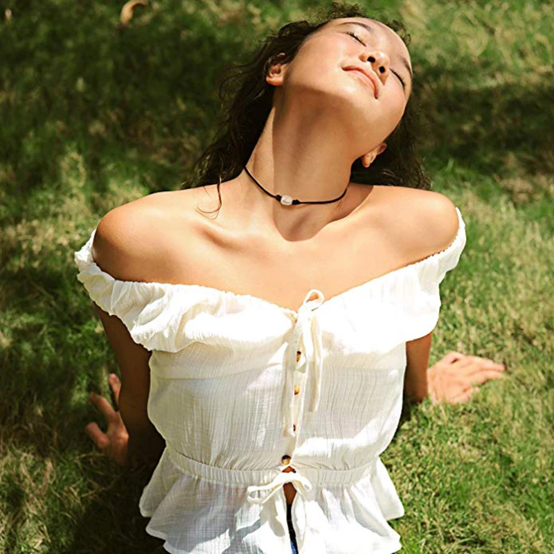 Яркое Ожерелье из пресноводного жемчуга с Луной ручной работы натуральной