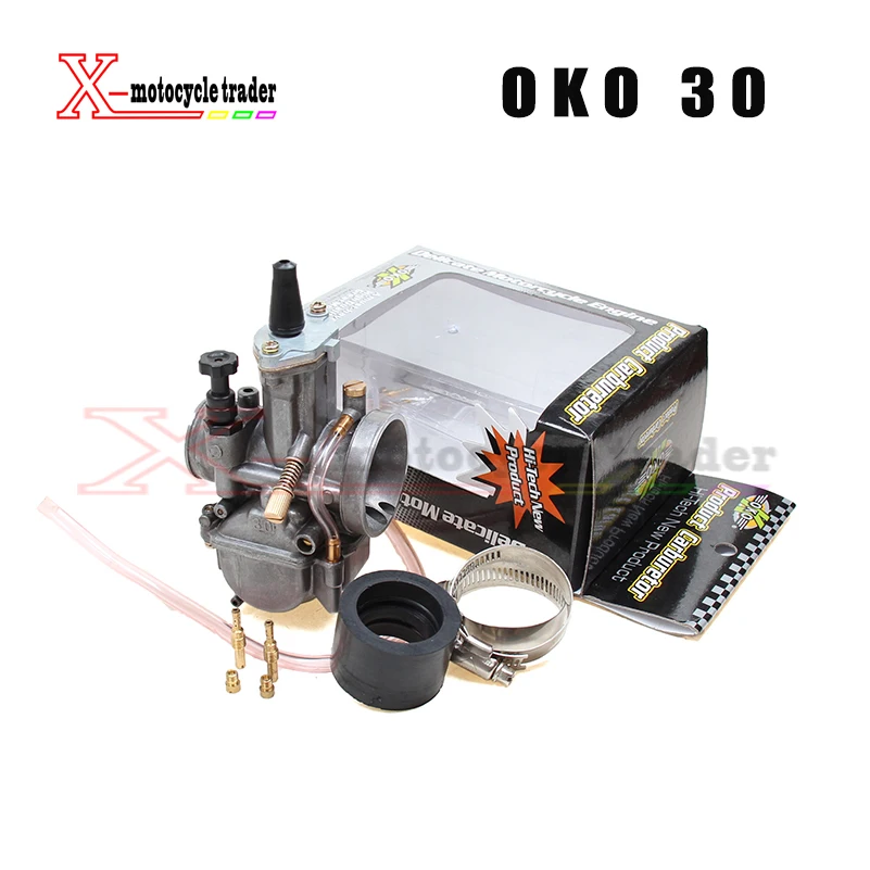 Новинка 2T 4T OKO 30 Универсальный Keihin Koso мотоциклетный карбюратор Carburador 21 24 26 28 32 34 мм