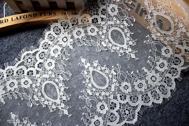 6 м/лот белое черное украшение для волос ручной работы шириной 23 см кружевная