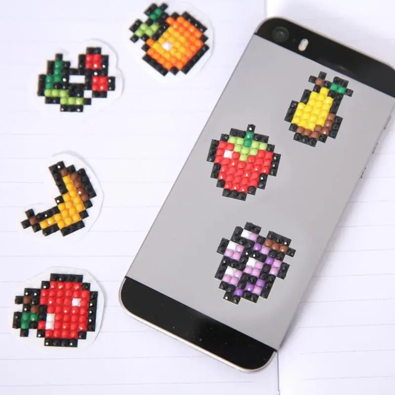 5D DIY Diamond Painting Sticker Cartoon Fruit Animals Children's Toys Handmade Hobby Embroidery Accessories Set HK10 | Дом и сад