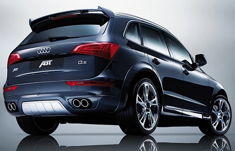 Для Audi Q5 2009~ 2013 Неокрашенный FRP и углеродное волокно Q5 ABT задний спойлер автозапчасти