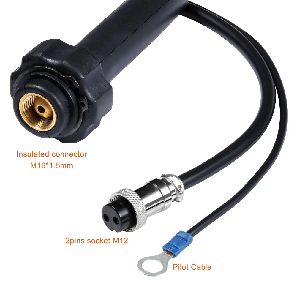 Плазменный резак фонарь пистолет для резки P80 сварочный 100A 80A 60A пилотная дуга 5m 16Ft