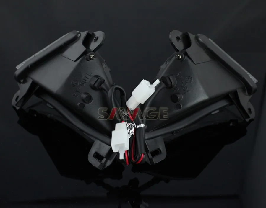 Передний светодиодный указатель поворота Световые индикаторы мигалка для KAWASAKI ZX6R ZX10R Z750 Z1000 NINJA 650R ER6N ER6F аксессуары для мотоциклов