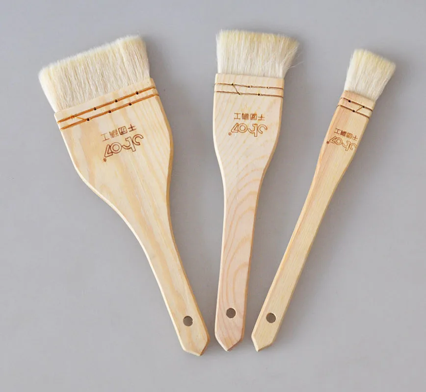 Нейлоновая кисть для краски волос 1 дюйм кисти рисования акварелью порошком