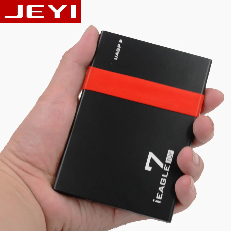 

JEYI iEAGLE7 2.5 Mobile HDD SSD BOX USB3.0 Port Support TRIM NCQ VL716 Chip ALL Aluminium Fast SATA3 Speed ONLY 7mm Harddisk