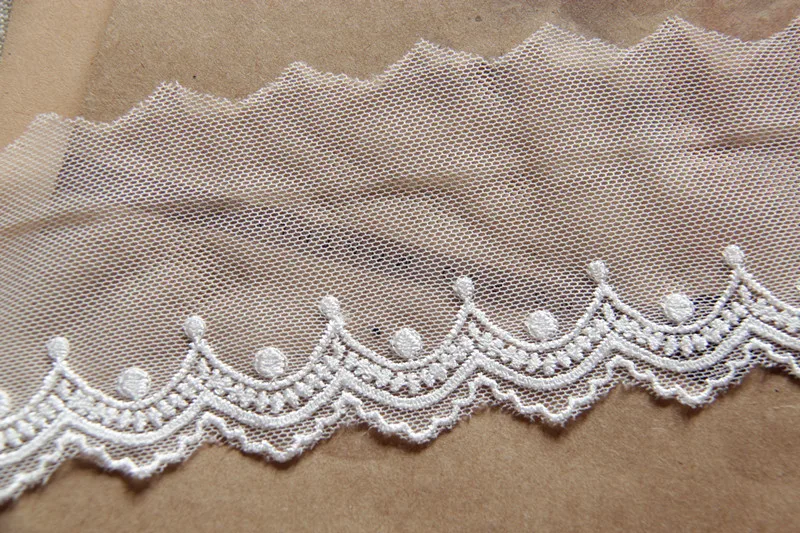 Высшее качество Новое поступление изысканный белый цвет стандартная кружевная