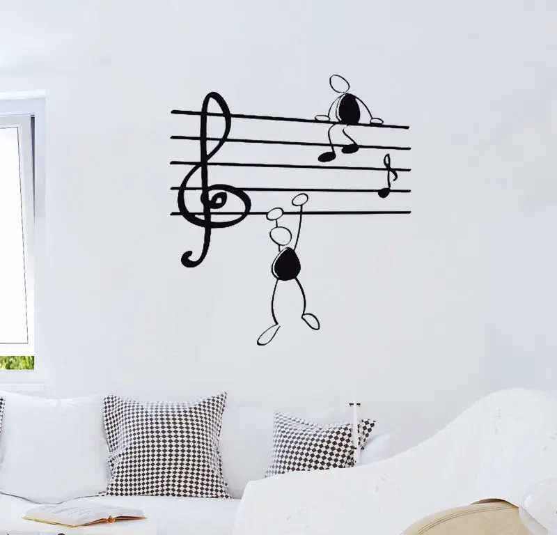 Настенные Стикеры декор наклейки для спальни Съемные Виниловые художественные