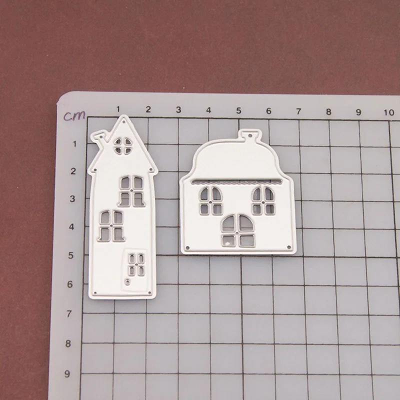 Рождественский дом замок Металлические Вырубные штампы для сделай сам