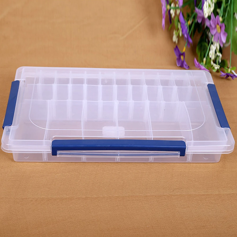 Контейнер ювелирные изделия Органайзер прямоугольное прозрачное футляр для