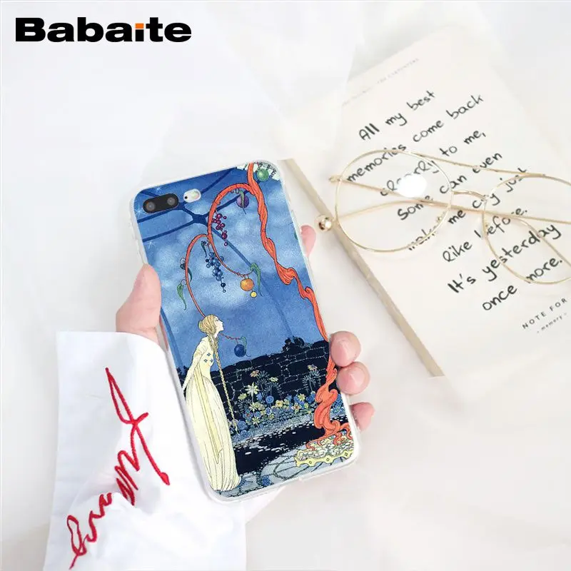 A5 Babaite художественный плакат ALPHONSE MUCHA Тонкий чехол для телефона для iphone 11 Pro 11Pro Max X XS MAX 6 6s 7 7plus 8 8Plus 5 5S SE XR - Цвет: A5