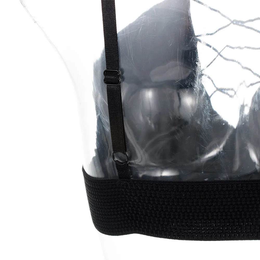 Женский сексуальный бандаж без рукавов летние топы черные короткие ремешки ПУ