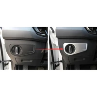 for lhd vw tiguan 2017 2018 abs head lamp light switch cover control protective trim