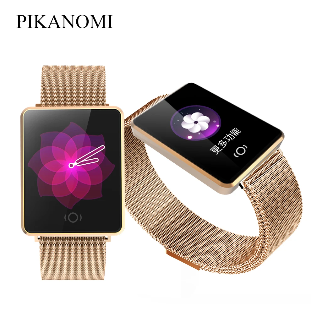 Фитнес трекер для женщин умные часы с Bluetooth водонепроницаемые наручные