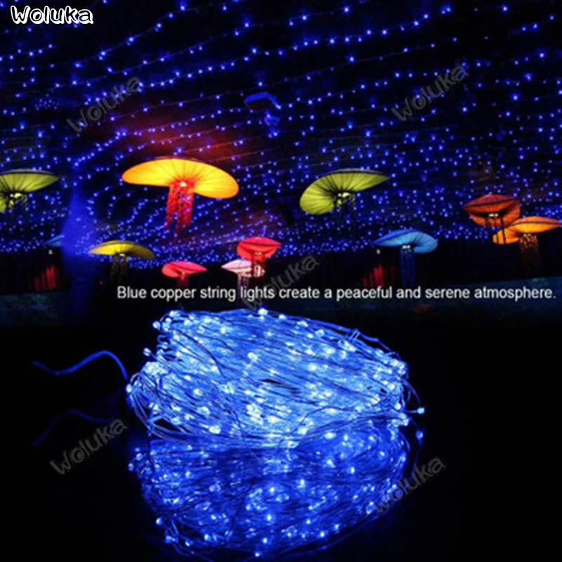 Гирлянда на солнечной батарее медная гирлянсветильник уличная