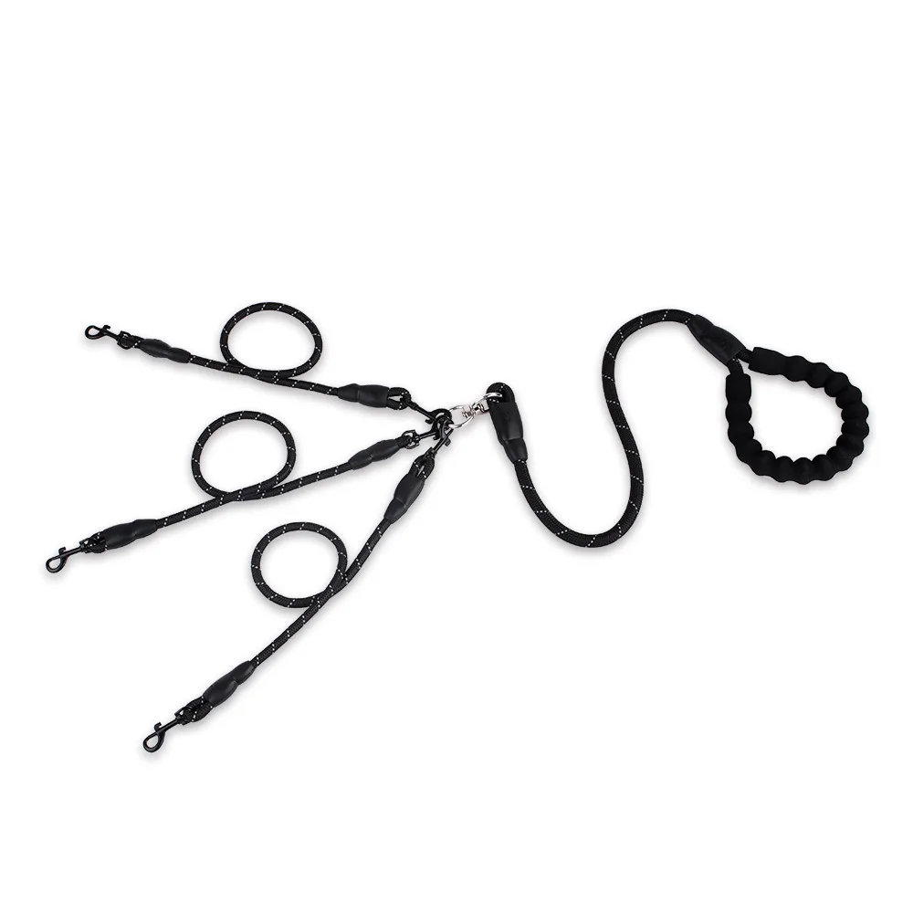 Нейлоновый Поводок для собак 3 способа не запутывающийся поводок прогулок с