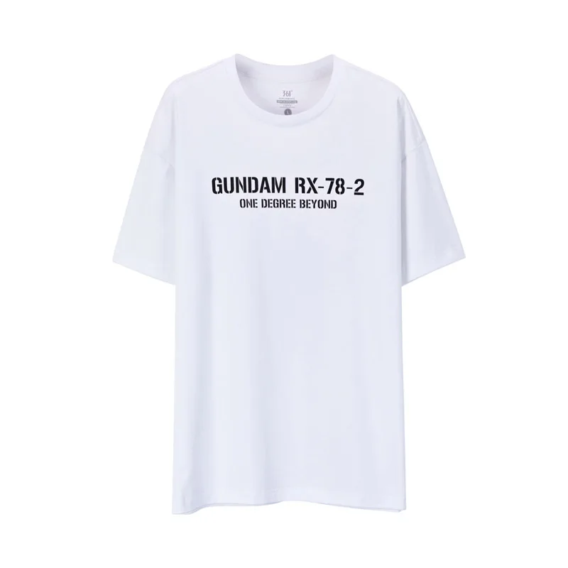 361 GUNDAM 100% хлопок лето 2019 обычная спортивная Удобная дышащая футболка