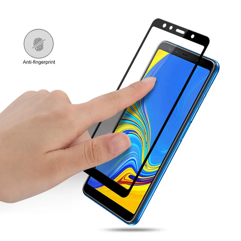 A7 2018 Защитное стекло для Samsung Galaxy A750 A50 A40 полное покрытие Защита экрана закаленное