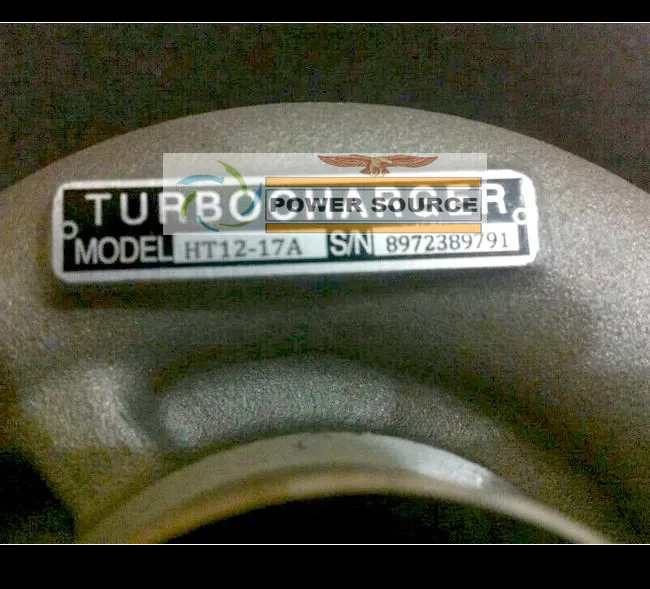Турбо HT12-17A 047-278 047-279 8972389791 8-97238-9791 для ISUZU строительной тротуарной машины