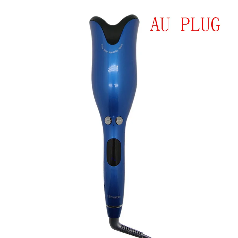 AU PLUG Автоматическая Плойка для завивки волос, палочка для завивки волос, 360 градусов, волшебный ролик, щипцы для завивки волос, вращающиеся керамические салонные Инструменты для укладки волос, Прямая поставка - Цвет: AU PLUG