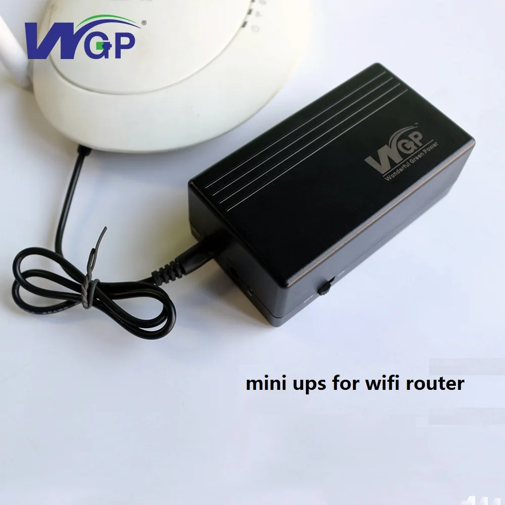 Домашний роутер ups 12V 2A портативные мини-ИБП бесперебойный источник питания для