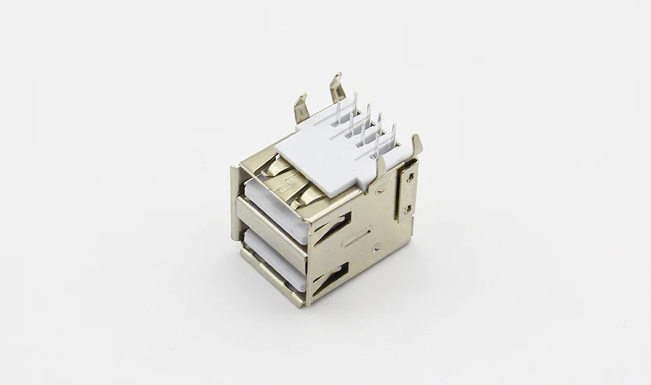 10 шт./лот USB Тип гнездовой разъем белый 2to1 комплект G44 для подключения данных интерфейс зарядки